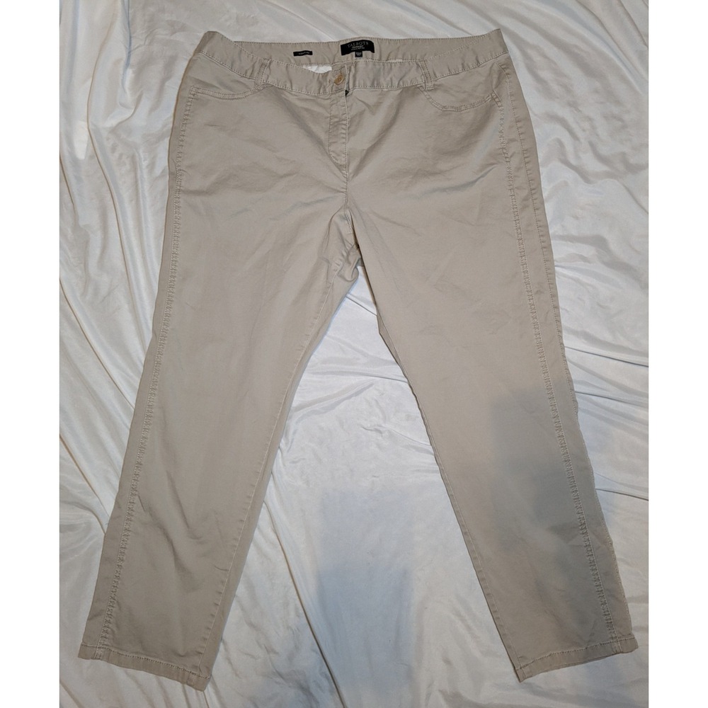 Vintage Talbots Women's W Signature Women's Petite Khaki Pants Size 22WP